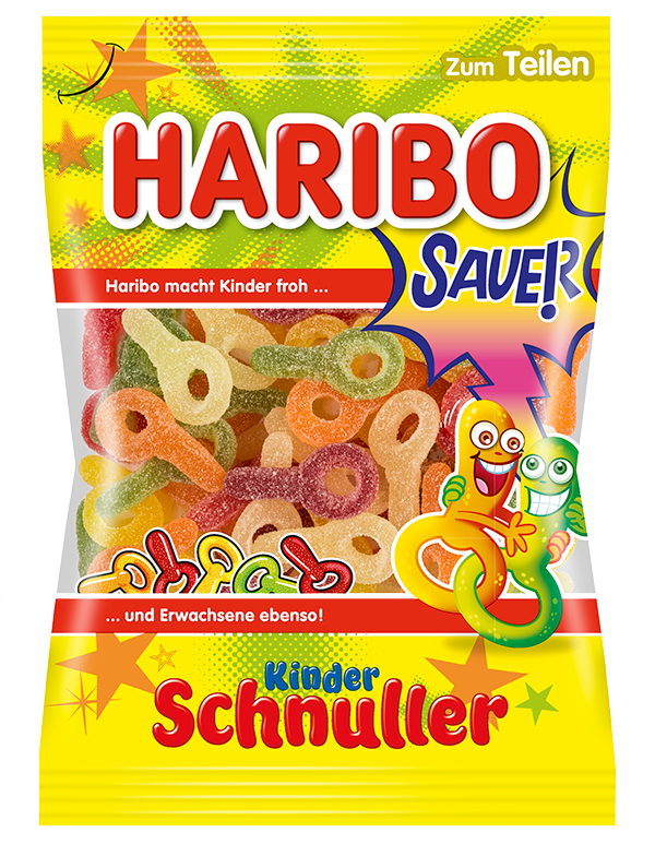 Haribo Saure Schnuller 200 g (14 Pack)