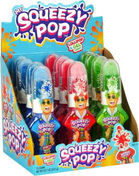 Koko's Mr Squeezy Pop Squeeze-N-Lik 54 g (12 Pack) Exotic Candy Wholesale Montreal Quebec Canada