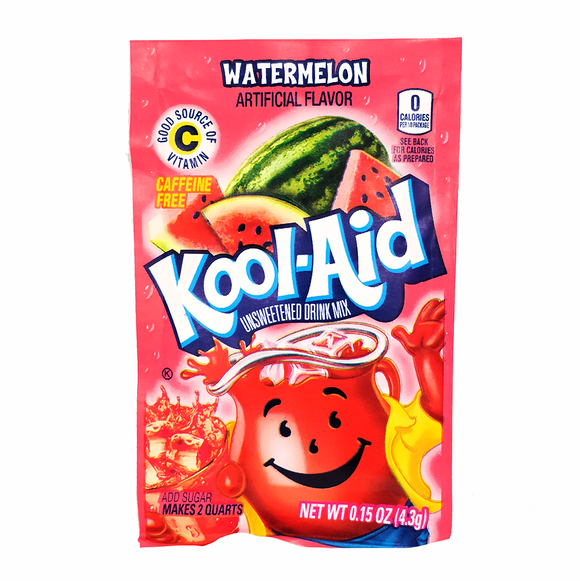 Kool-Aid Unsweetened Watermelon Drink Mix 4.3 g (48 Pack)