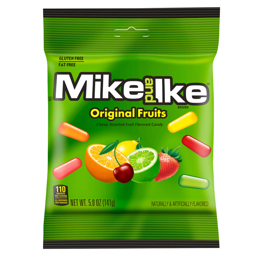 Mike & Ike Original Fruits Bag 141 g (12 Pack) Exotic Candy Wholesale Montreal Quebec Canada