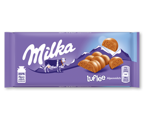 Milka Bubbly Chocolate Bar 100 g (13 Pack) Exotic Snacks Wholesale Montreal Quebec Canada