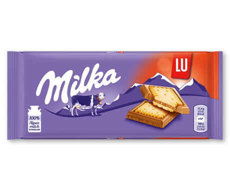 Milka LU Chocolate Bar 87 g (18 Pack) Exotic Chocolate Wholesale Montreal Quebec Canada