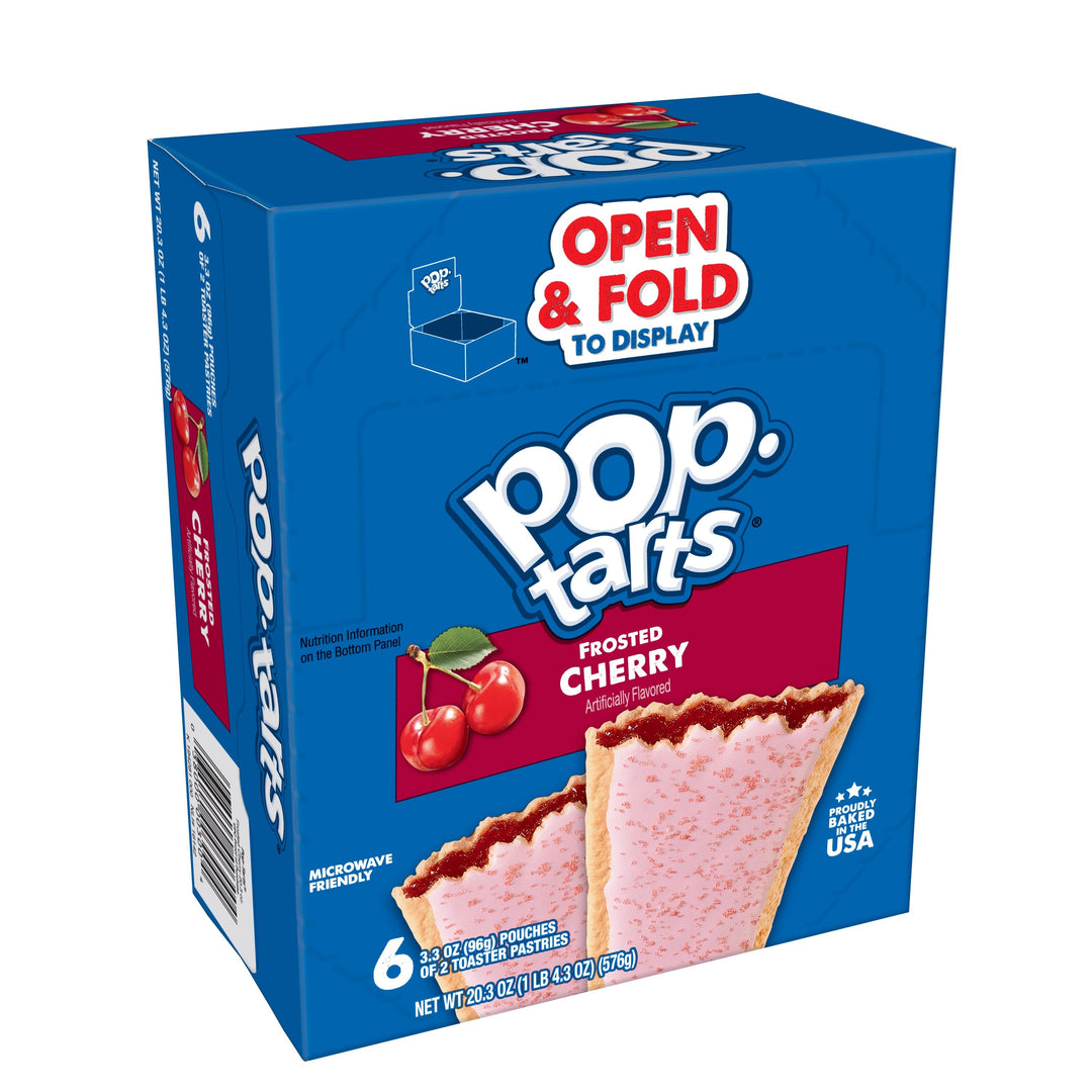 Pop-Tarts Cherry 96 g (6 Pack) Exotic Snacks Wholesale Montreal Quebec Canada