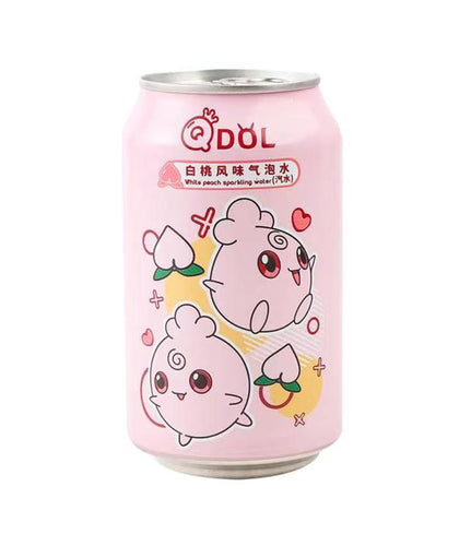 QDOL Pokemon Peach Sparkling Water 330 mL (24 Pack)