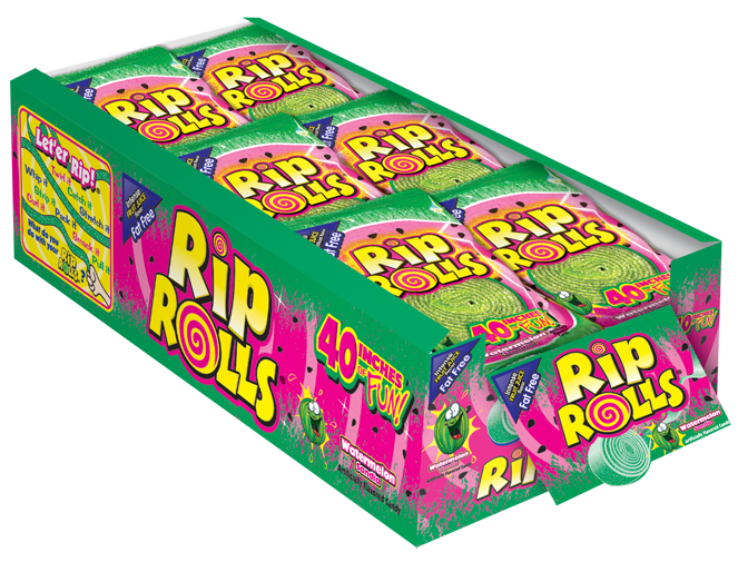 Rip Rolls Watermelon 40 g (24 Pack) – Exotics Wholesale