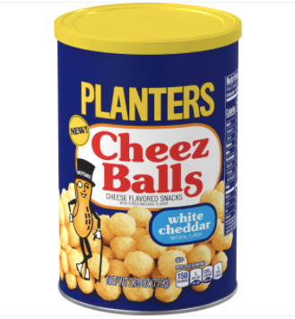 Planters Cheez Balls White Cheddar 77.9 g (6 Pack)