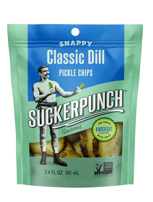 SuckerPunch Pickle Chips Classic Dill 101 ml (12 Pack)