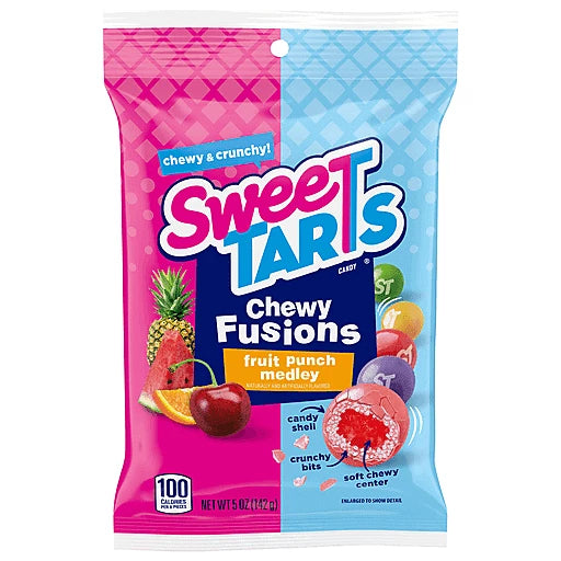 SweeTarts Chewy Fusion Peg Bag 142 g Imported Exotic Candy Wholesale Montreal Quebec Canada