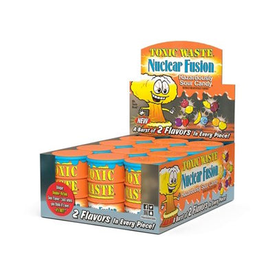  Toxic Waste Slime Licker Squeeze Sour Candy, 12 Count Display