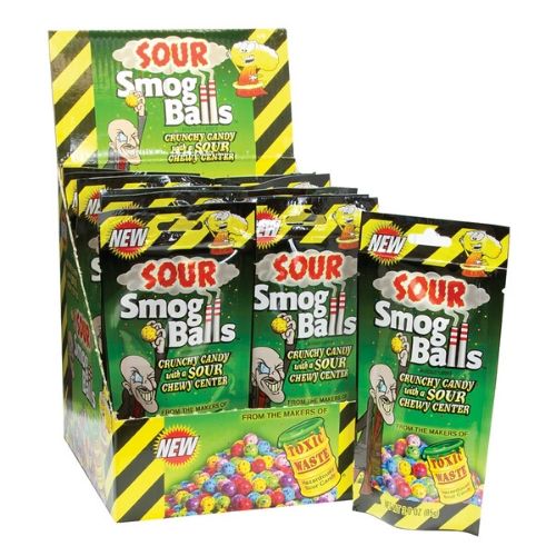 Toxic Waste Sour Smog Balls 85 g (12 Pack) – Exotics Wholesale