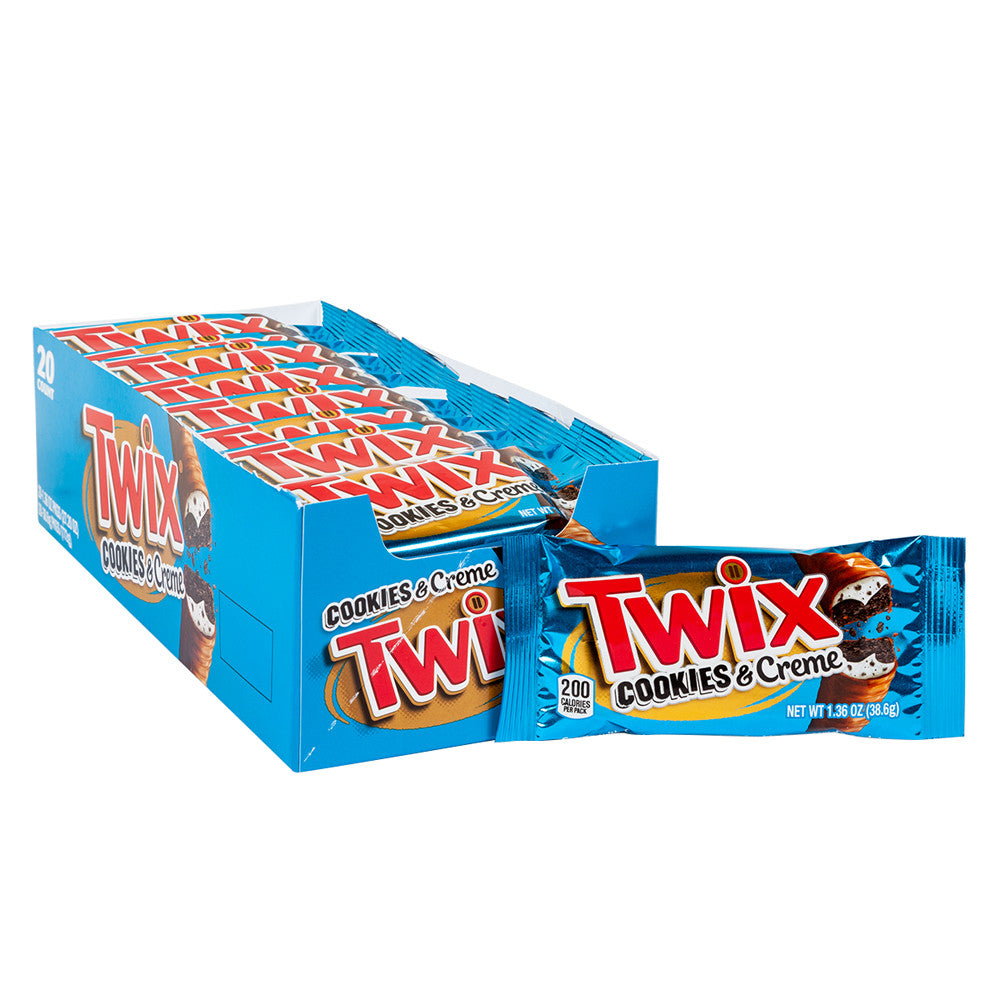 TWIX Cookies & Cream 38.6 g (20 Pack)