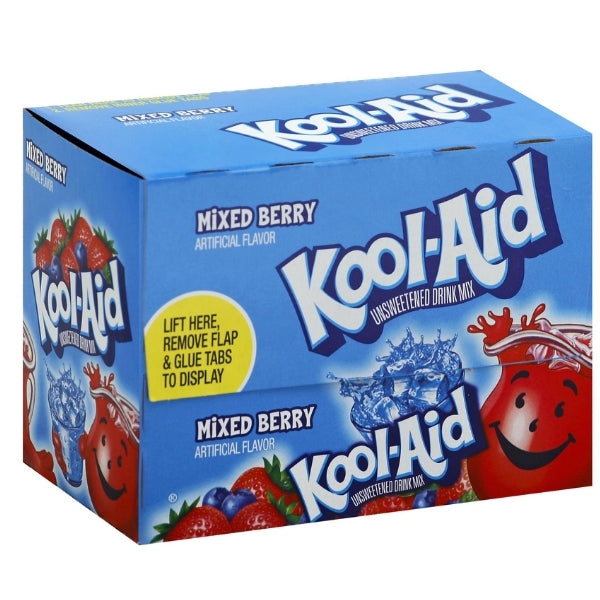 Kool-Aid Unsweetened Mixed Berry Drink Mix 6.2 g (48 Pack)