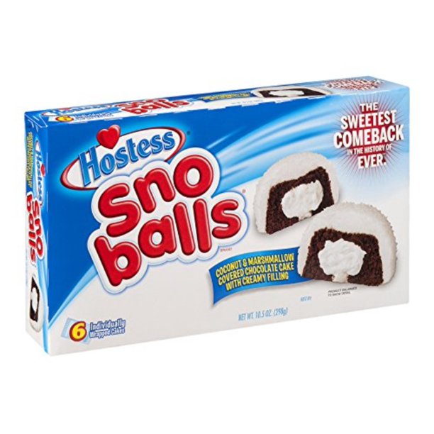 Hostess Sno Balls 298 g (6 Pack)