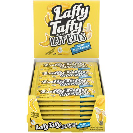 Laffy Taffy Laff Bites Banana 119 g (12 Pack)