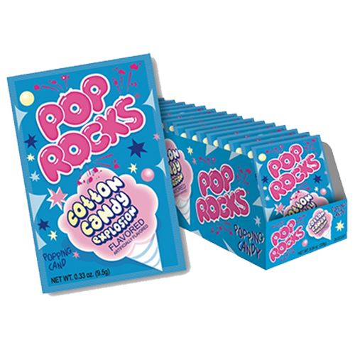 Pop Rocks Cotton Candy 9.5 g (24 Pack) Exotic Candy Wholesale Montreal Quebec Canada