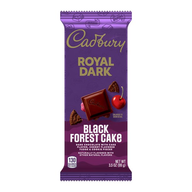 Cadbury Royal Dark Black Forest Cake Bar 99 g (14 Pack)