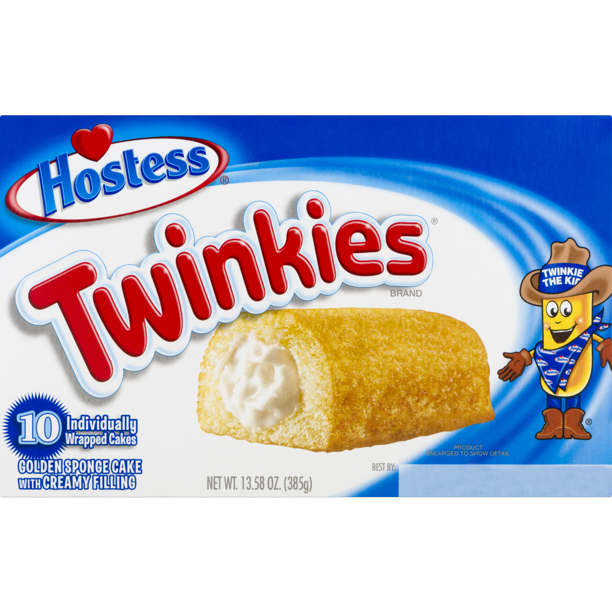 Hostess Original Twinkies Golden Sponge Cake 385 g (6 Pack)