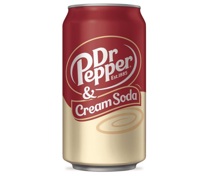 Dr Pepper Cream Soda 355 mL (12 Pack)