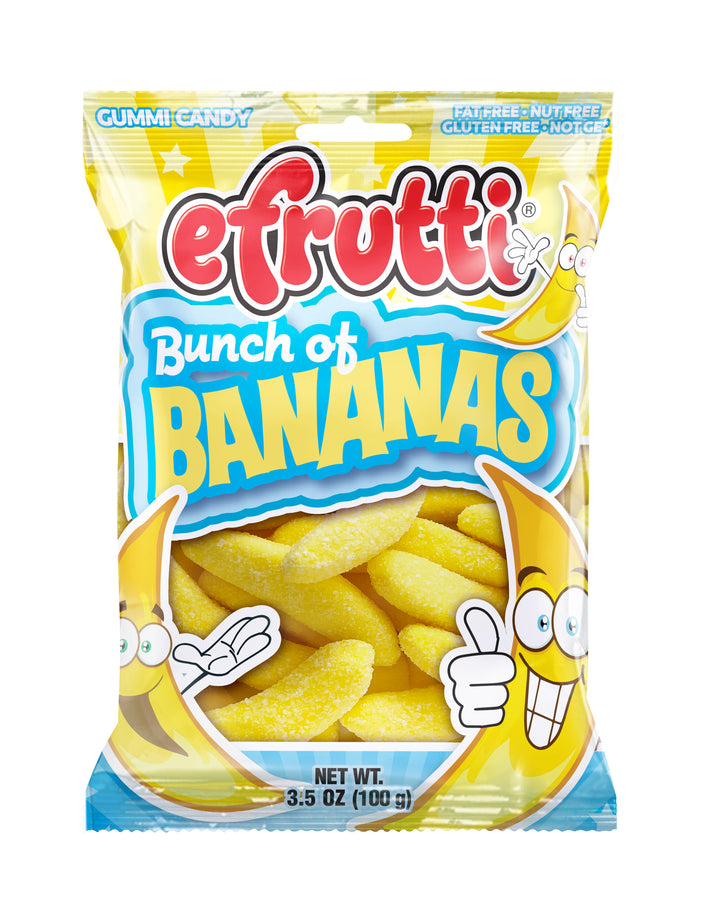 eFrutti Bunch Of Bananas 100 g Imported Exotic Candy Wholesale Montreal Quebec Canada