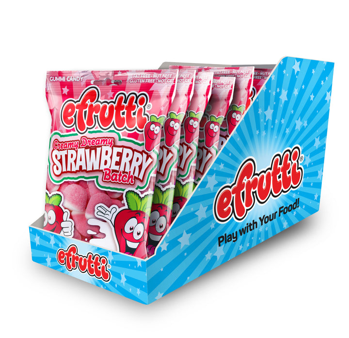 eFrutti Creamy Dreamy Strawberries 99 g Imported Exotic Candy Wholesale Montreal Quebec Canada