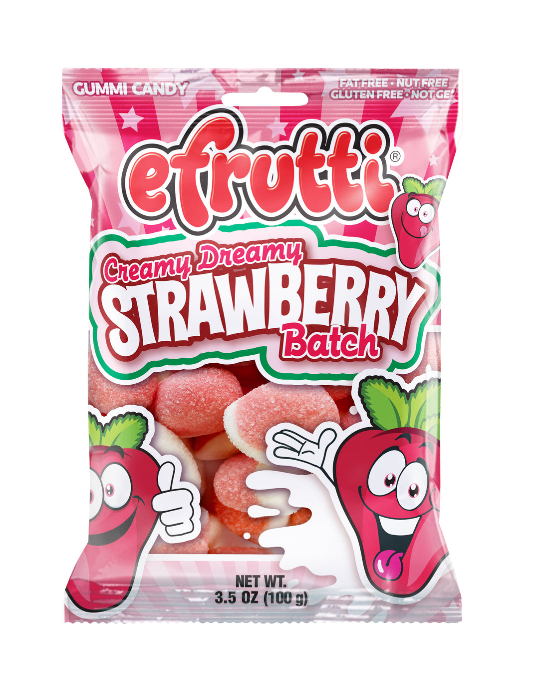 eFrutti Creamy Dreamy Strawberries 99 g Imported Exotic Candy Wholesale Montreal Quebec Canada