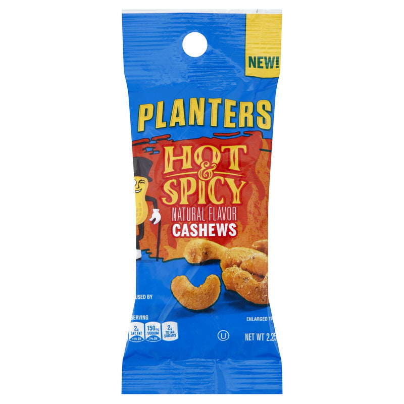 Planters Hot & Spicy Cashews 64 g Imported Exotic Wholesale Snacks Montreal Quebec Canada