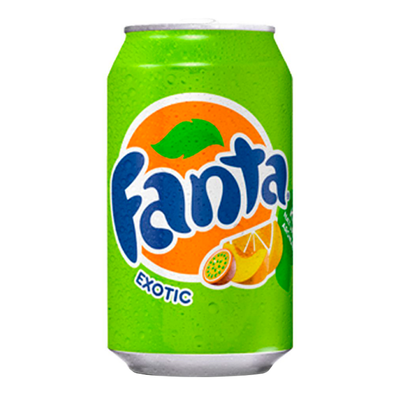 Fanta Exotic 330 mL (24 Pack) Exotic Drinks Wholesale Montreal Quebec Canada