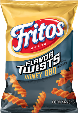 FRITOS Flavor Twists Honey BBQ 56.7 g (64 Pack) Exotic Snacks Wholesale Montreal Quebec Canada