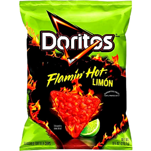 Doritos Flamin' Hot Limon 49.6 g (64 Pack) Exotic Snacks Wholesale Montreal Quebec Canada