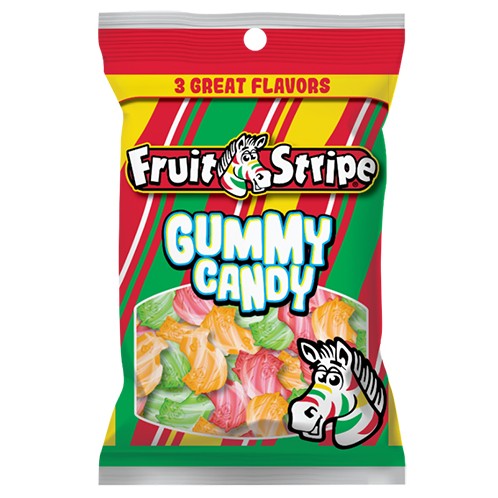 Ferrara Fruit Stripe Gummy Candy 92 g (12 Pack)