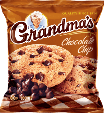 Grandma's Chocolate Chip Cookies 70.8 g (60 Pack) Exotic Snacks Wholesale Montreal Quebec Canada