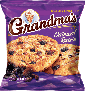 Grandma's Oatmeal Raisin Cookies 70.8 g (60 Pack) Exotic Snacks Wholesale Montreal Quebec Canada