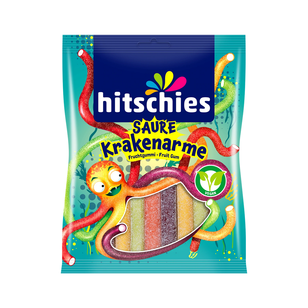 Hitschies Sauer Octopus Arms 125 g (20 Pack)