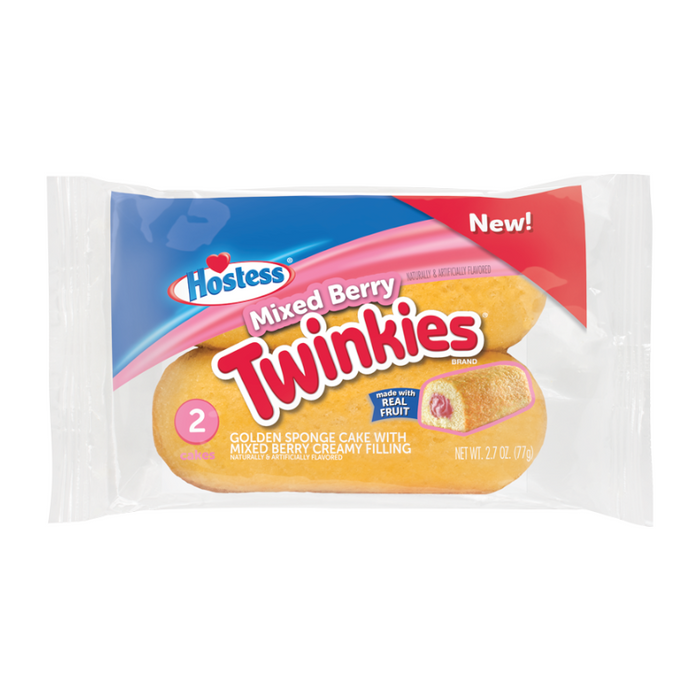 Hostess Twinkies 2-Pack Mixed Berry 77 g (6 Pack)