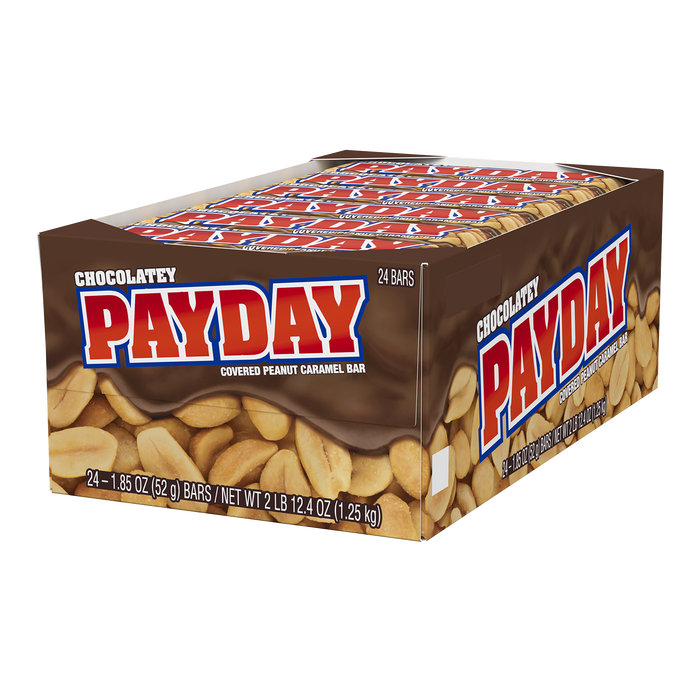 PayDay Chocolatey Bar 52 g (24 Pack) Exotic Snacks Wholesale Montreal Quebec Canada