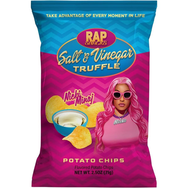 Nicki Minaj Salt & Vinegar Truffle Chips  71 g (22 Pack) Imported Exotic Snacks Wholesale Montreal Quebec Canada