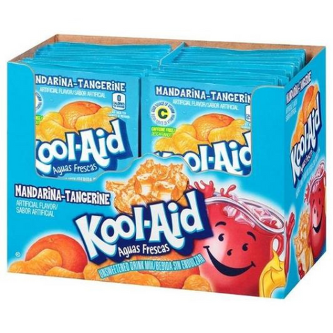 Kool-Aid Unsweetened Mandarina Tangerine Drink Mix 4.5 g (48 Pack)