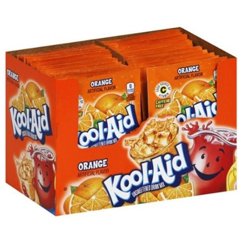 Kool-Aid Unsweetened Orange Drink Mix 4.2 g (48 Pack)
