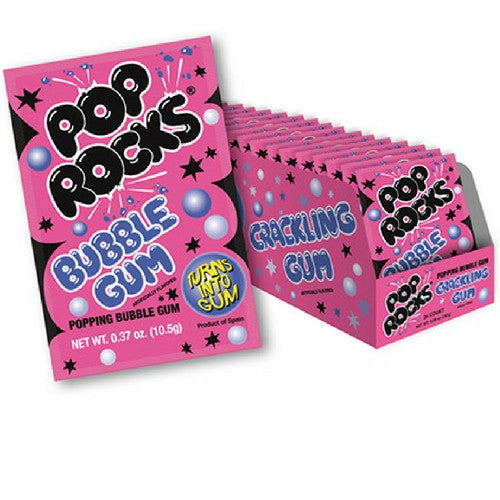 Pop Rocks Bubble Gum 9.5 g (24 Pack) Exotic Candy Wholesale Montreal Quebec Canada