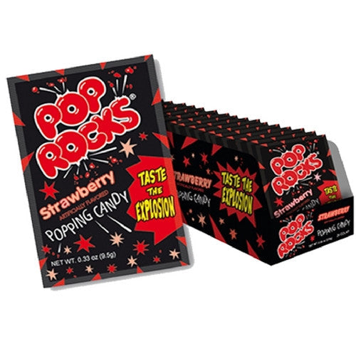 Pop Rocks Strawberry 9.5 g Imported Exotic Wholesale Candy Montreal Quebec Canada