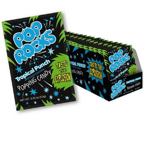 Pop Rocks Tropical Fruit Punch 9.5 g Imported Exotic Wholesale Candy Montreal Quebec Canada