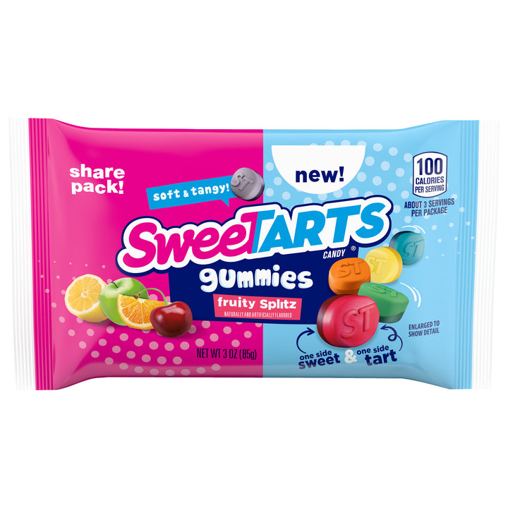 Sweetarts Gummies Fruity Splitz Share Pack 85 g (12 Pack)