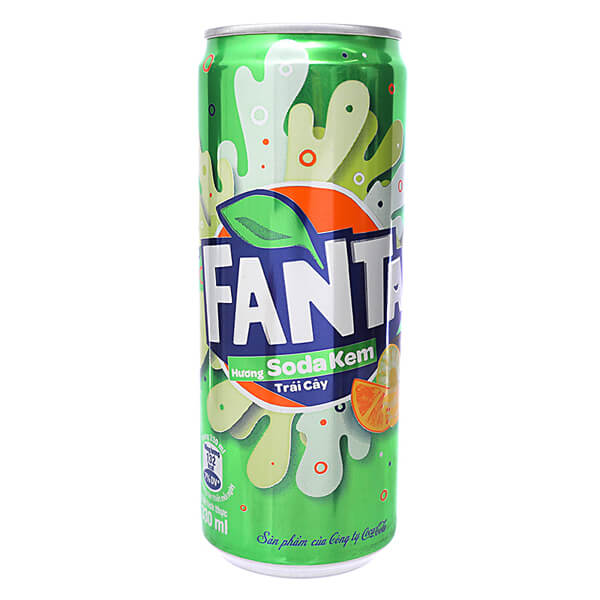 Fanta Soda Kem 330 mL (24 Pack)