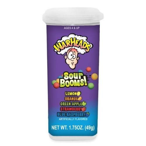 Warheads Sour Booms! Assorted Flavors 49 g (18 Pack)