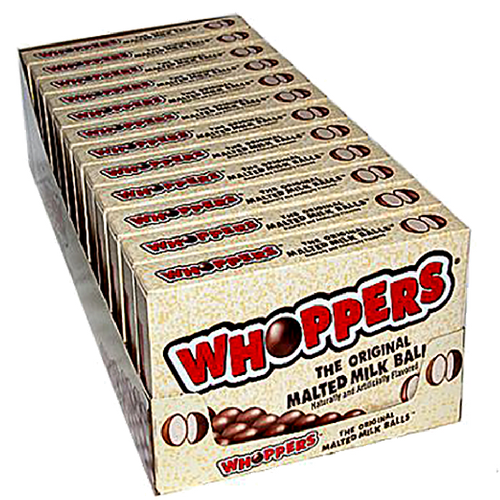 Whoppers Original Malt Ball Candy Theater Box 141 g Imported Exotic Wholesale Candy Montreal Quebec Canada