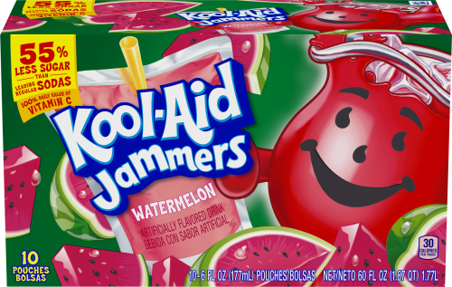 Kool-Aid Watermelon Jammers 177 mL (40 Pack) Exotic Drinks Wholesale Montreal Quebec Canada