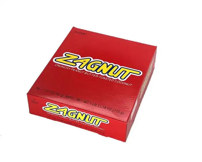 Zagnut Candy Bar 42 g (18 Pack)